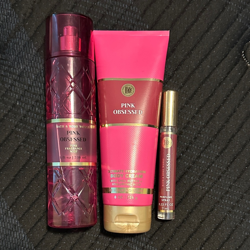 Bath & Body Works Pink Obsessed Fragrance Trio